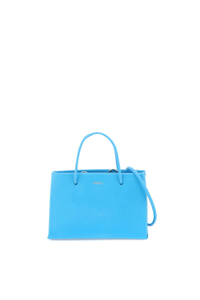 Shop Medea Mini 'cydonia' Leather Bag In Blue