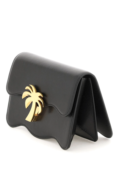 Shop Palm Angels Medium 'palm Beach' Bag In Black