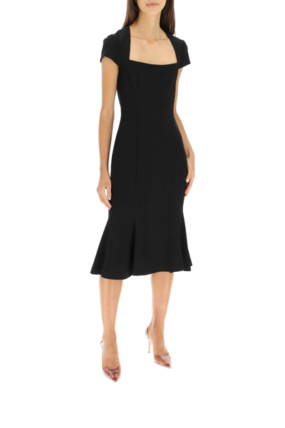 Shop Marciano By Guess 'fenton' Midi Dress In Black