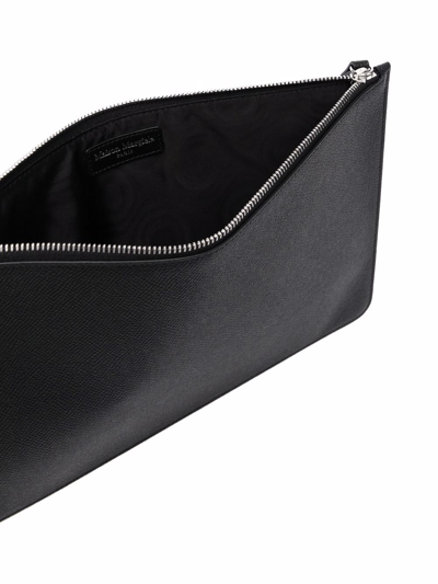 Shop Maison Margiela Signature Stitch-detail Clutch Bag