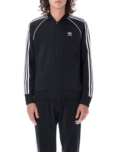 Shop Adidas Originals Classics Primeblue Sst Track Jacket In Black