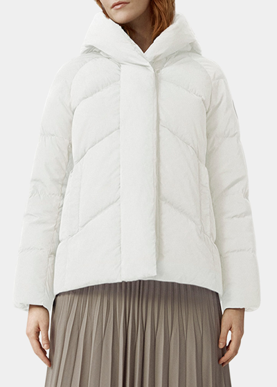Shop Canada Goose Marlow Quilted Puffer Jacket In Nrth Star Wh