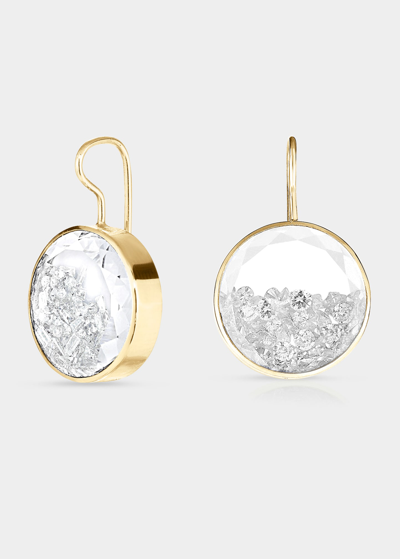 Shop Moritz Glik Core Fifteen Diamond Shaker Earrings In 18k Gold In Yg