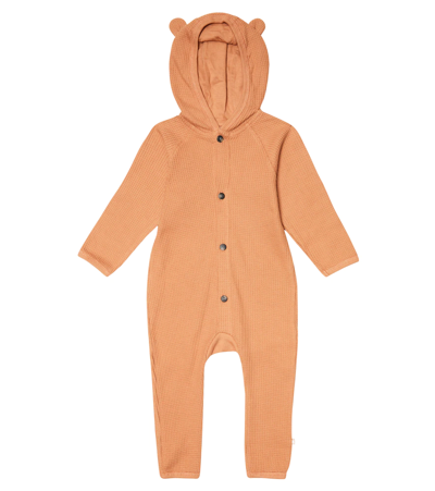 Shop Molo Baby Faith Cotton Onesie In Rose Mist