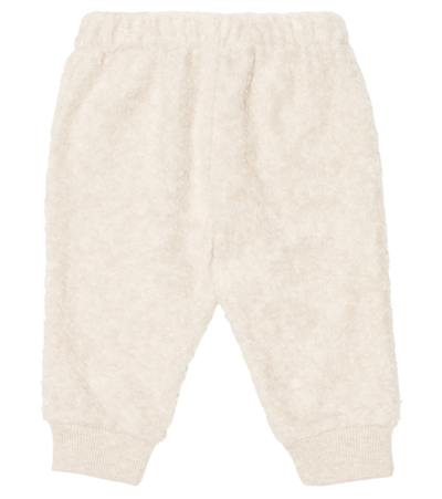Shop 1+ In The Family Baby Yago Cotton-blend Pants In Oatmeal