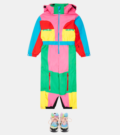 Stella Mccartney Colorblocked Ski Suit In Multicolor