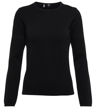 Shop Fusalp Jessy Crewneck Sweater In Noir