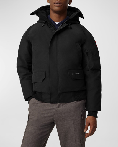 Canada Goose Chilliwack Padded Down Bomber Jacket In Black