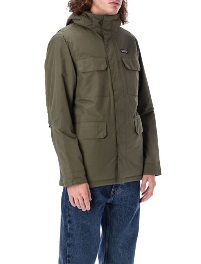 Shop Patagonia Isthmus Parka In Green