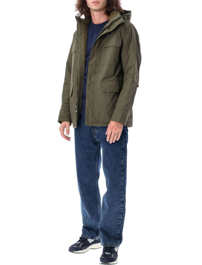 Shop Patagonia Isthmus Parka In Green