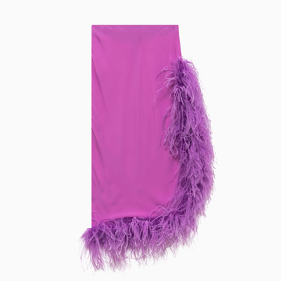 Shop Giuseppe Di Morabito Skirt In Vibrant Lilac