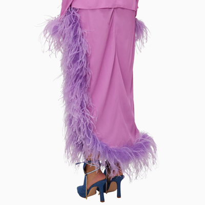 Shop Giuseppe Di Morabito Skirt In Vibrant Lilac