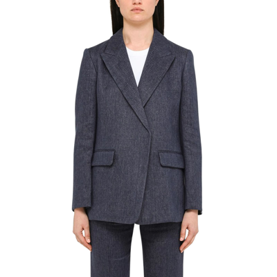 Shop Chloé Tailored Jacket In Blue