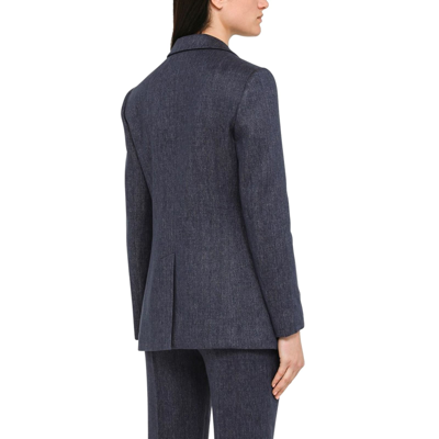 Shop Chloé Tailored Jacket In Blue