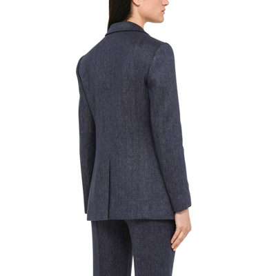 Chloé E Tailored Jacket In Blue