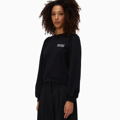 Shop Ganni Software Isoli Sweatshirt In Black
