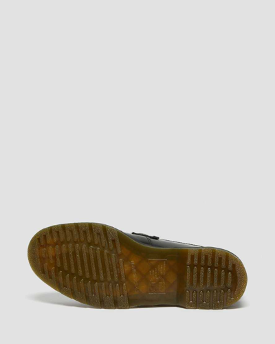 Dr. Martens' Adrian Snaffle Smooth Leather Kiltie Loafers In Black