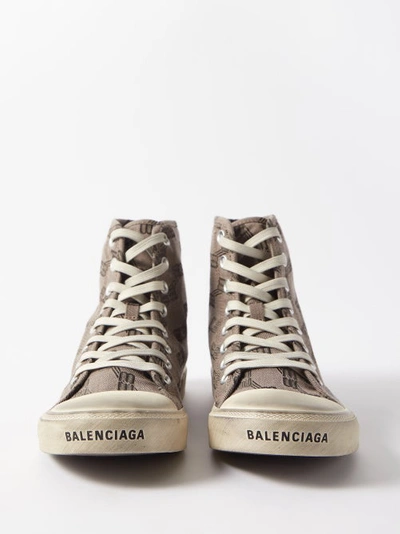 Balenciaga Paris License BB Logo High Top Sneaker (Women) EU 40 -  MyDesignerly