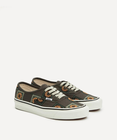 Shop Vans Women's Granny Check Authentic 44 Dx Shoes In Granny Check Chocolate
