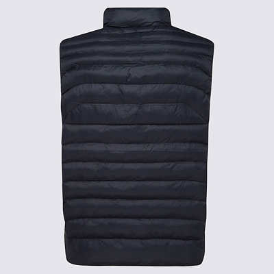Shop Polo Ralph Lauren Black Down Jacket In Collection Navy