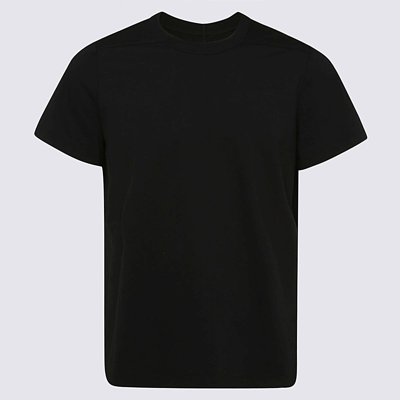 Shop Rick Owens Black Cotton T-shirt