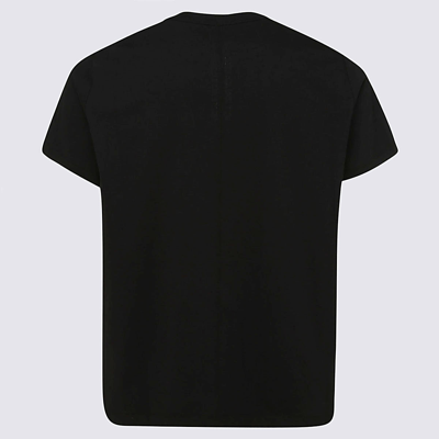 Shop Rick Owens Black Cotton T-shirt