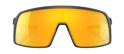 Shop Oakley Sutro Oo 9406-05 Shield Sunglasses In Yellow