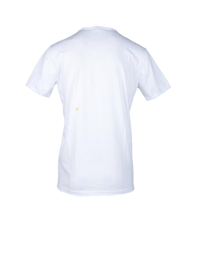 Shop Daniele Alessandrini T-shirts Men's White T-shirt