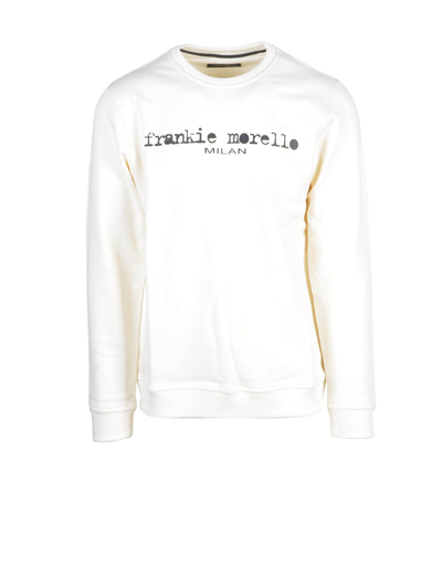 Shop Frankie Morello Sweatshirts Men's White Sweatshirt