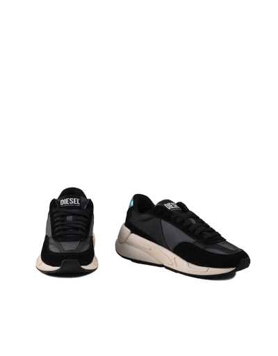 Shop Diesel Shoes Women's Black / Gray Sneakers