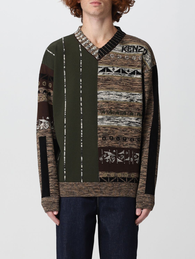 Shop Kenzo Sweater  Men Color Brown