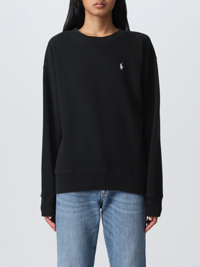 Shop Polo Ralph Lauren Sweatshirt  Woman In Black