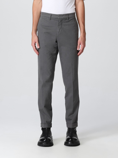 Fay Gabardine Trousers In Blue 1