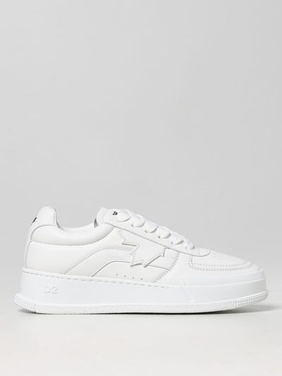 Shop Dsquared2 Sneakers  Woman Color White