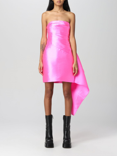 Shop Solace London Dress  Woman In Pink