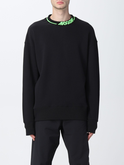 Shop Msgm Sweatshirt  Men In Black