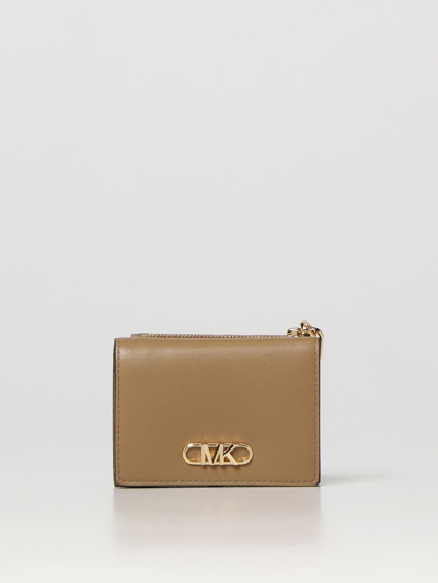 Michael Kors wallet in camel-colored leather