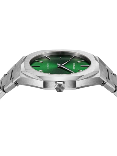 D1 Milano Mod. Ultra Thin Petite Moss In Grün