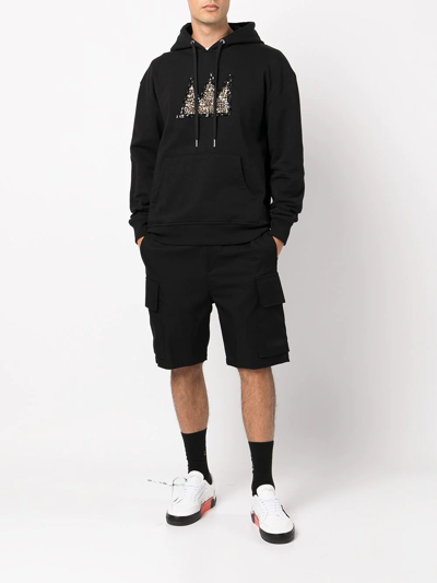 Shop God's Masterful Children All Hail The King Hoodie In Schwarz