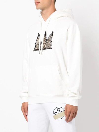 God's Masterful Children All Hail The King Hoodie In Weiss