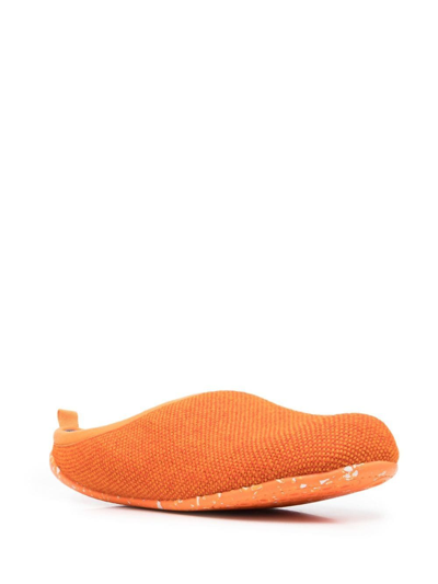 Shop Camper Wabi Wool Slippers In Orange