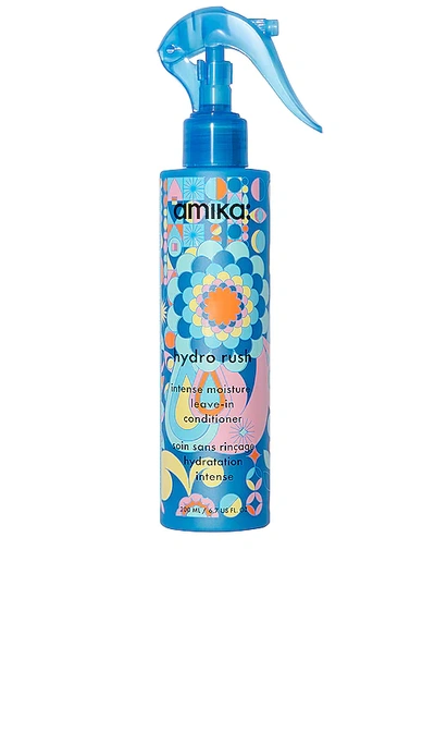 Amika Hydro Rush Intense Moisture Leave-in Conditioner With Hyaluronic Acid 6.7 oz / 200 ml In N,a