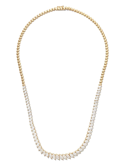 Shop Anita Ko 18kt Yellow Gold Diamond Necklace