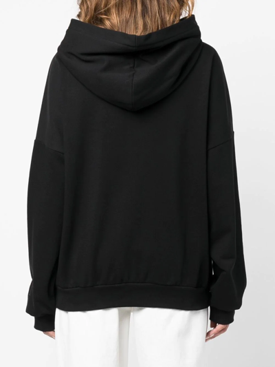 Philipp Plein X-ray Crystal-embellished Hoodie In Black