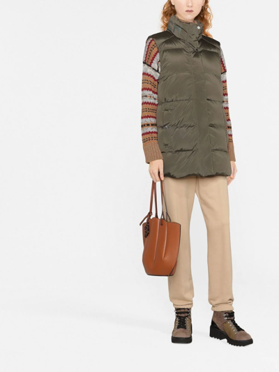 Woolrich Alsea Padded Gilet In Grün