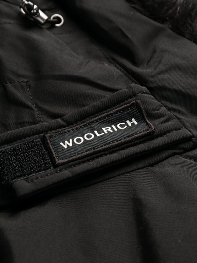 Woolrich Beaker Hooded Parka In Schwarz