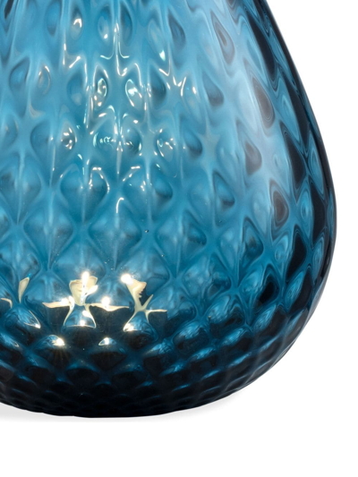 Nasonmoretti Glass Candle Holder In Blau