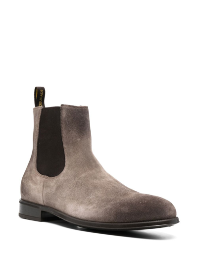 Shop Doucal's Chelsea Ankle Boots In Braun