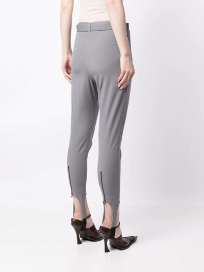 Shop Y/project T-belt Sky Trousers In Grey