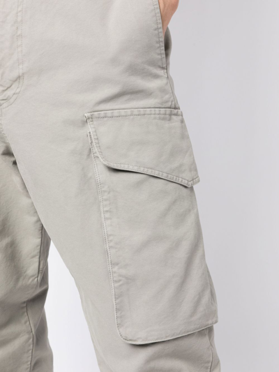 Msgm Straight-leg Cargo Trousers In Green